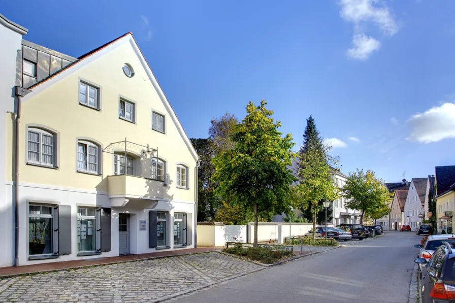 Objektansicht - Büro/Praxis mieten in Schongau - Laden/ Gewerberäume in der Altstadt von Schongau