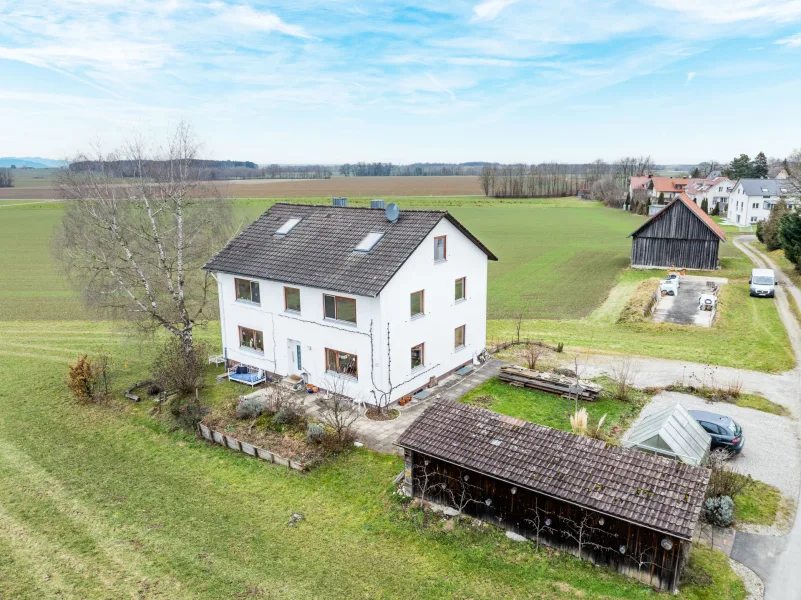 Objektansicht - Haus kaufen in Penzing / Ramsach - Viel Platz - Wohnhaus in ruhiger Ortsrandlage von Penzing/ Ramsach