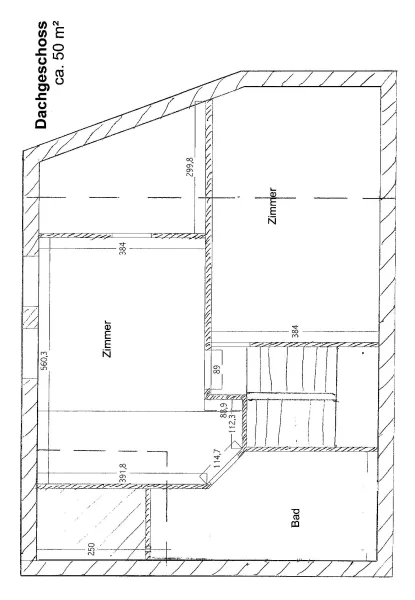 Grundriss Dachgeschoss