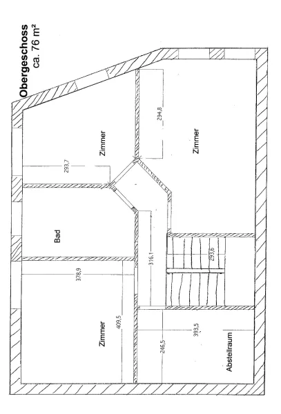 Grundriss Obergeschoss