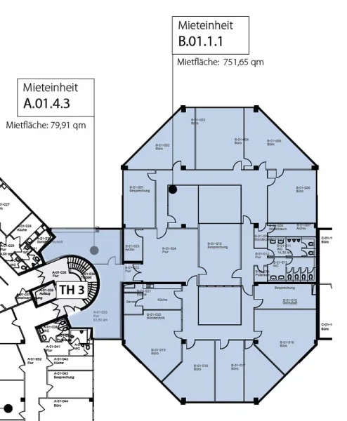 Grundriss ca. 832 m²