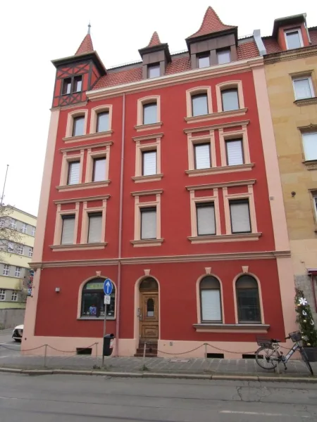 Hausansicht - Wohnung kaufen in Nürnberg - 5 % Rendite ! 1 Zi. Whg. in Nürnberg - Johannis/ Wohnung kaufen