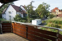 Blick vom Balkon