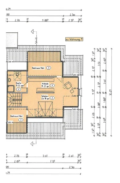 Grundriss Whg. 4 Ebene 2