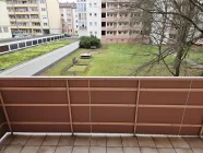 Balkon zum Hinterhof