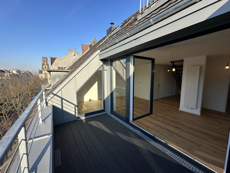 Muster Referenz Dachterrasse - Wohnung kaufen in Köln - LEBEN AUF WOLKE SIEBEN: SELTENE 5-ZIMMER NEUBAU PENTHOUSE MAISONETTE MIT WEITBLICK +PROVISIONSFREI+