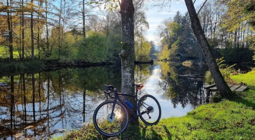 See und Fischerhütte  - Grundstück kaufen in Rosenheim - Rarität - Seehütte mit Steg und Fischrecht zu verkaufen