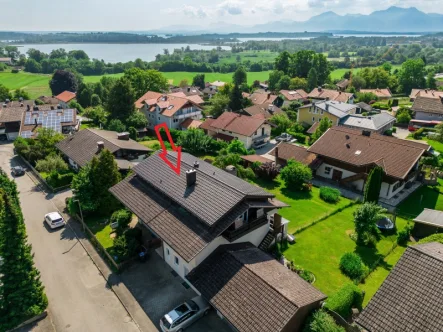 Ansicht West mit Seeblick - Zinshaus/Renditeobjekt kaufen in Rimsting - Wohnen und Vermieten – Ihr Investment mit viel Potential