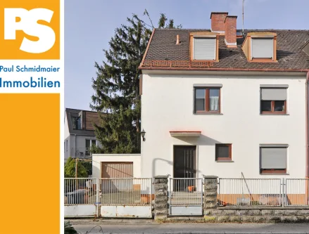 Ansicht - Haus kaufen in München - +++ Bezugsfrei ab Juni +++ sanierungsbedürftig +++ sehr ruhige Lage +++