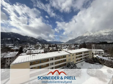 Ausblick - Wohnung kaufen in Garmisch-Partenkirchen - 2 Zimmerwohnung mit Traumblick als Kapitalanlage