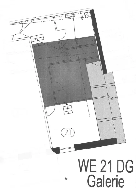 Grundrissplan Galerie