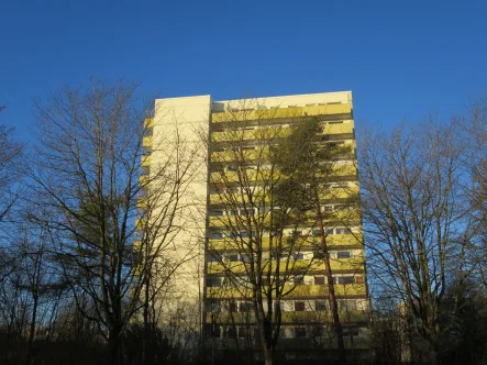 Aussenansicht - Wohnung kaufen in Augsburg - Neu am Markt: 1-ZKB Appartement mit 36 m² Wfl. und Balkon in Hochzoll-Süd