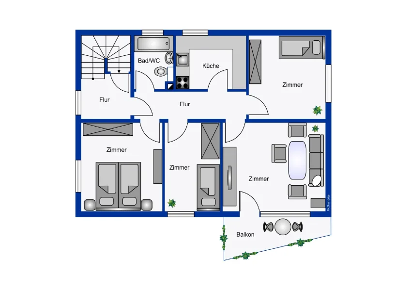 Grundrissplan OG