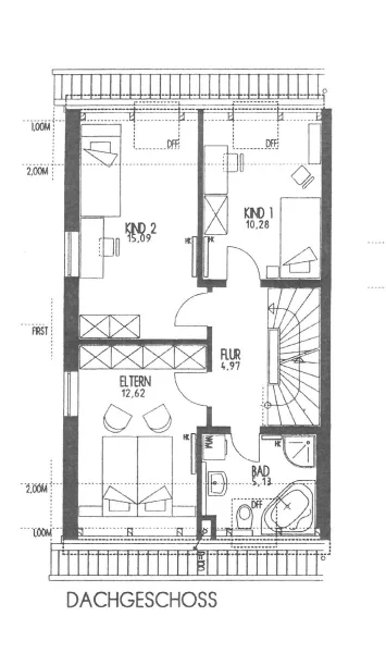 Grundrissplan DG