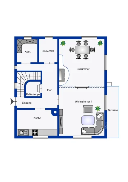 Grundrissplan EG (Skizze)