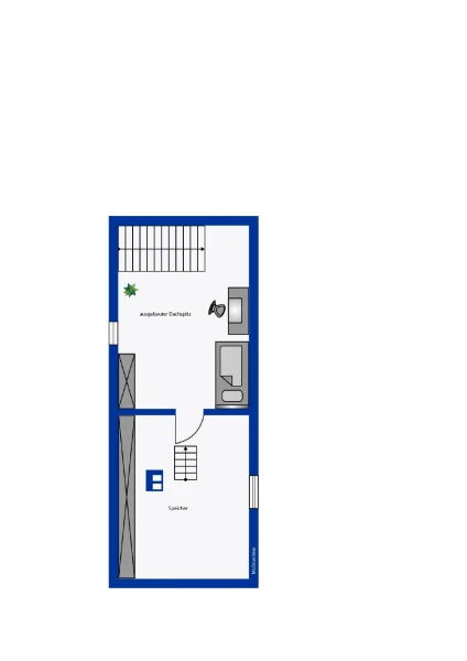 Grundrissplan Dachspitz