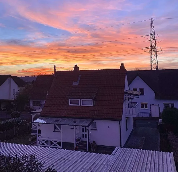 Sonnenuntergang vom Dachstudio