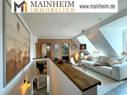 titelbild - Wohnung kaufen in Aschaffenburg - Attraktive 4-Zimmer-Maisonette-Wohnung in Top-Lage von Aschaffenburg-Damm