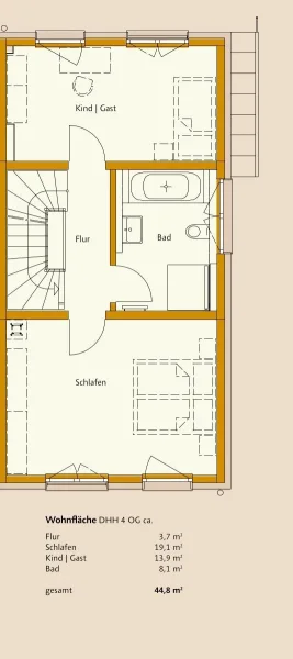 LEU15-Grundriss Haus 4-OG