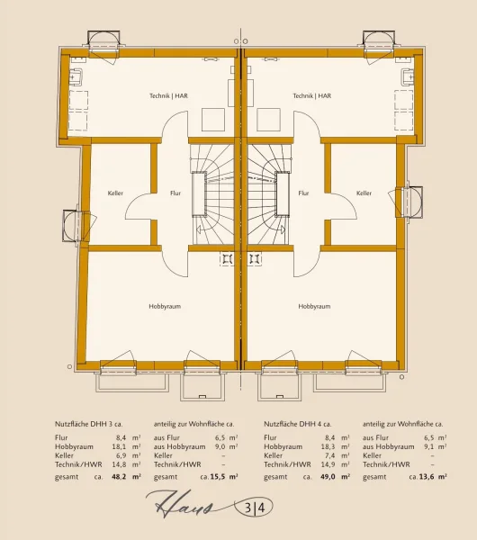 LEU15-Grundriss Haus 3-4-UG