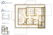 Grundriss Dachterrassenwohnung