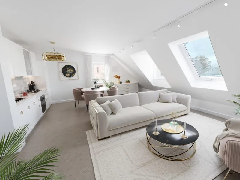 Homestaging-Wohnzimmer 