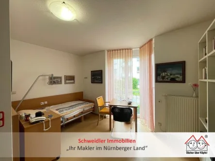 Pflegezimmer - Wohnung kaufen in Forchheim - Vorsorge im Alter oder solide Kapitalanlage! 1-Zimmer-Pflegeapartment (EG) im Jahnpark in Forchheim