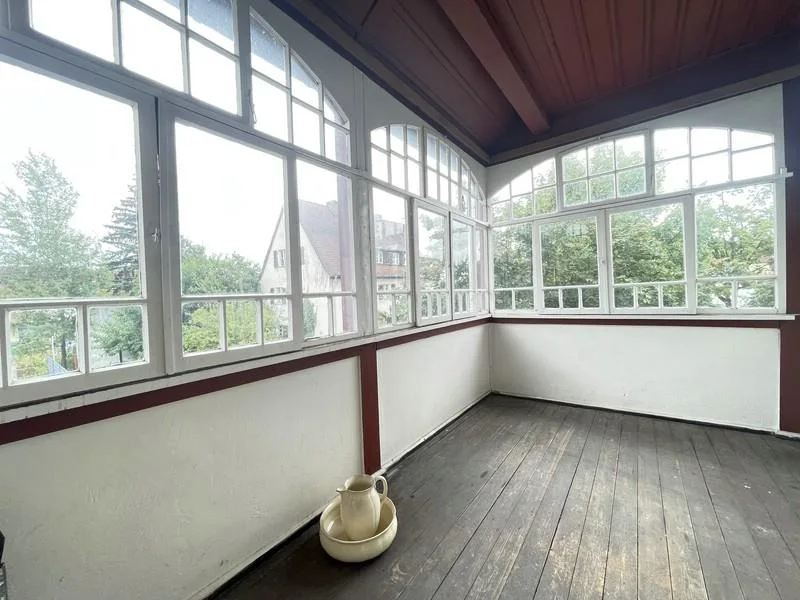 Loggia im Obergeschoss