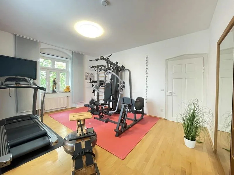 Fitnessraum im Obergeschoss