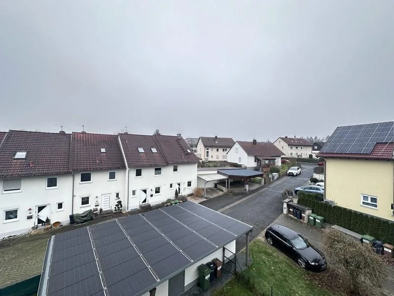 Aussicht vom Balkon