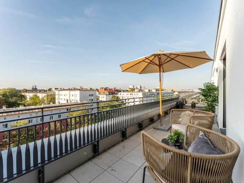 Dachterrasse I Beispiel Möblierung