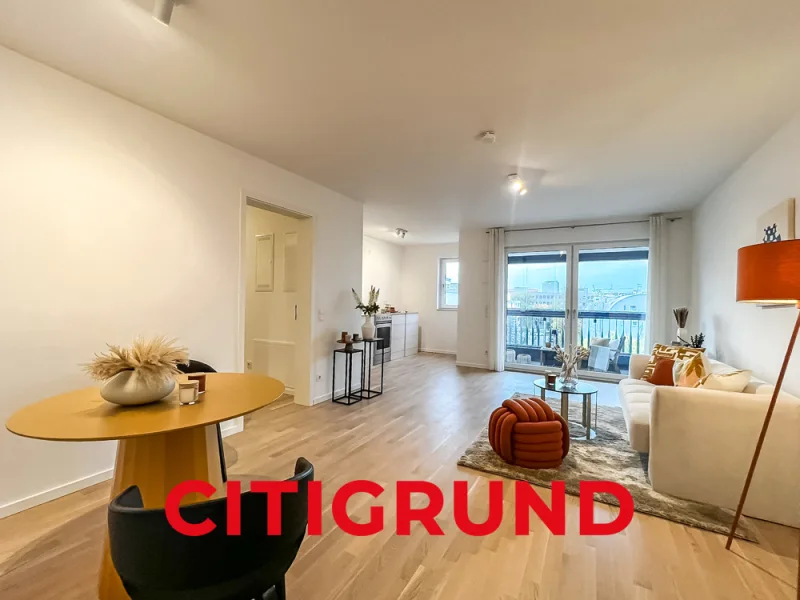 Wohn-/Esszimmer - Wohnung kaufen in München - Neuhausen/Zentrale Citylage - Mondänes Neubauwohnen mit gemütlicher Loggia