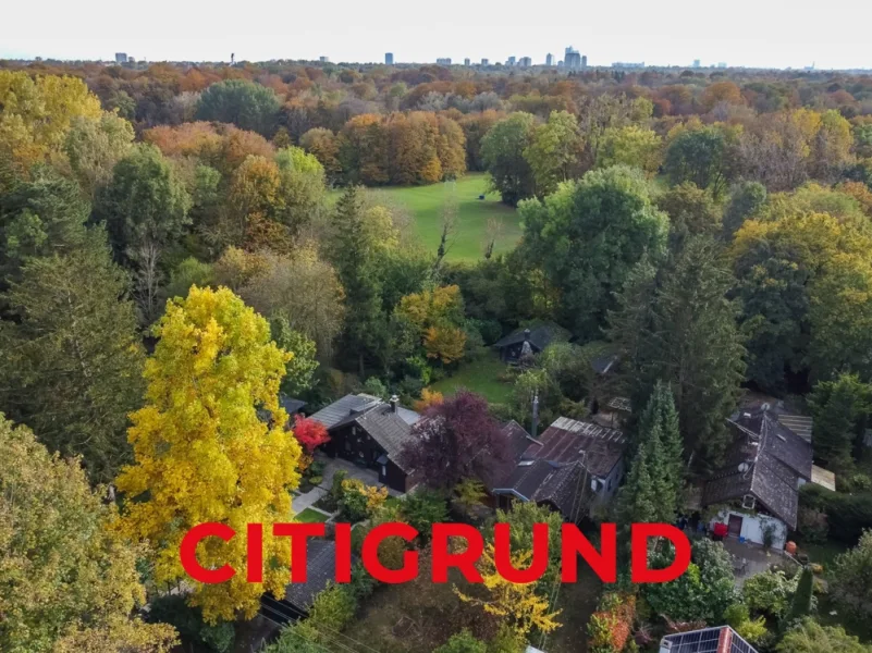 Grundstück im Englischen Garten - Grundstück kaufen in München - Unikat im Englischen Garten - Ca. 1.010 m² großes Grundstück mit renovierungsbedürftigem Altbestand