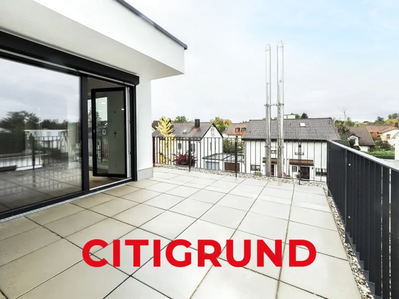 Dachterrasse - Wohnung kaufen in München - Obermenzing - Stilvolles Penthouse mit umlaufender Dachterrasse - Erstbezug!