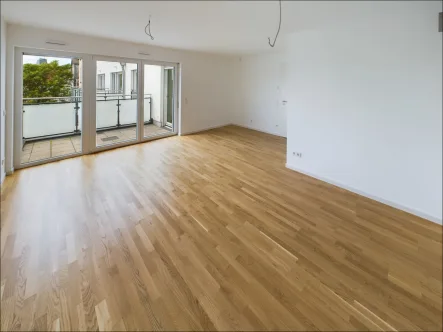 Wohnen Kochen Essen - Wohnung kaufen in Offenbach am Main - "BS LIVING" 3 Zimmer Neubau - Eigentumswohnung mit Balkon in Offenbach