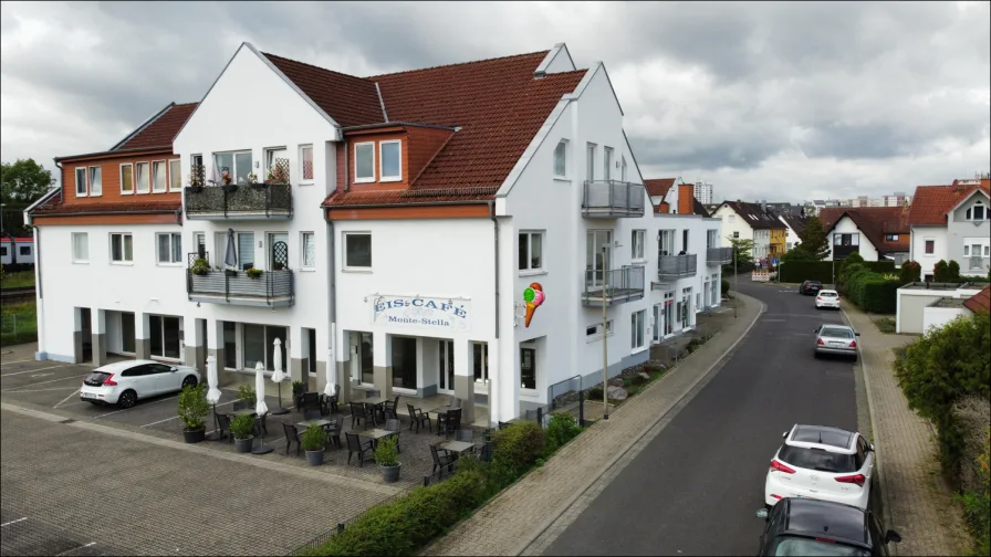 Außenansicht  - Wohnung kaufen in Mainaschaff - *M19* Vermietete 4 Zimmer Wohnung mit großer Süd-Terrasse