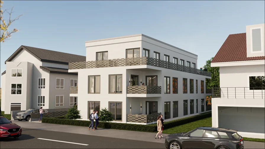 Visualisierung - Grundstück kaufen in Kronberg - Projektierung mit bis zu 19 Wohneinheiten, mit bester Anbindung