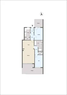 8 - Wohnung kaufen in Mainaschaff - *M19* Stilvolle 3 Zimmer Wohnung mit zwei Terrassenbereichen