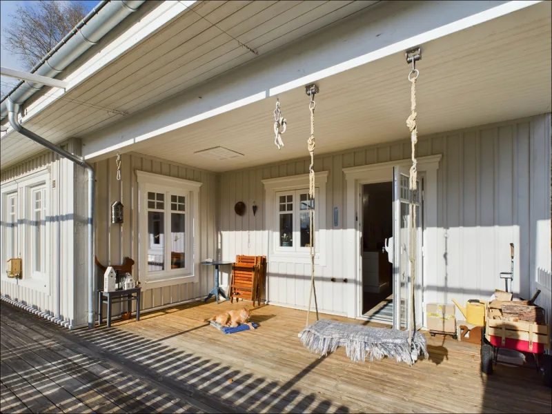 Hier genieße ich die Sonne - Haus kaufen in Partenstein - Skandinavischer Charme und Traumblick - Leben, wo andere Urlaub machen