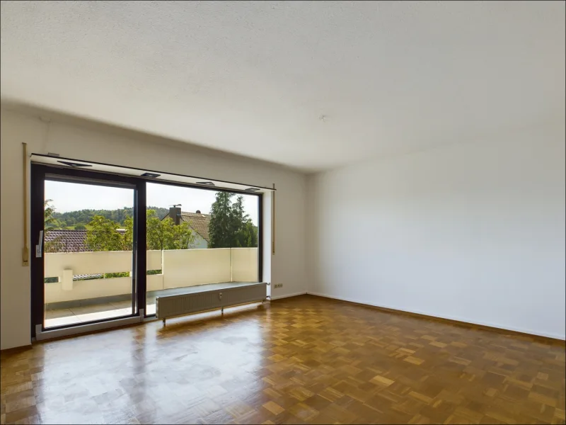 Wohnzimmer - Wohnung mieten in Haibach - Gemütliche 3 Zimmer Wohnung in ruhiger Lage