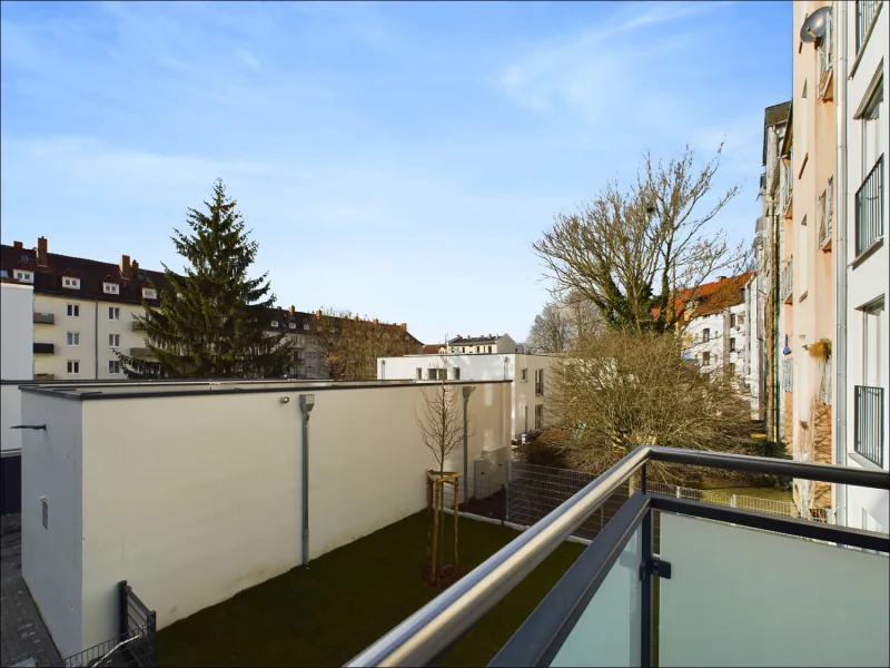 Balkon - Wohnung kaufen in Offenbach am Main - "BS LIVING" 2 Zimmer Neubau - Eigentumswohnung mit Balkon in Offenbach