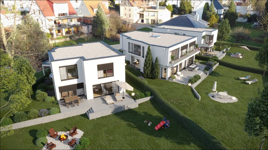 Visualisierung - Haus kaufen in Aschaffenburg / Schweinheim - Neubau-Einfamilienhaus mit großzügigem Grundstück