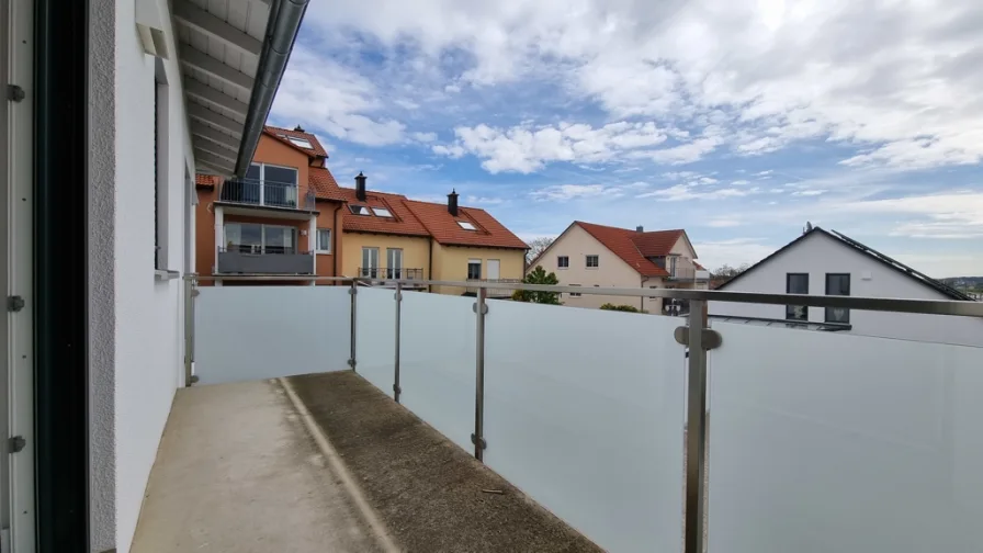 Balkon mit Ostausrichtung