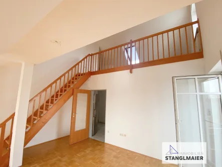 Galerie - Wohnung mieten in Nandlstadt - Zu vermieten!Gemütliche 2,5-Zimmer-Dachgeschoss-Maisonette-Wohnung mitOst-Balkon