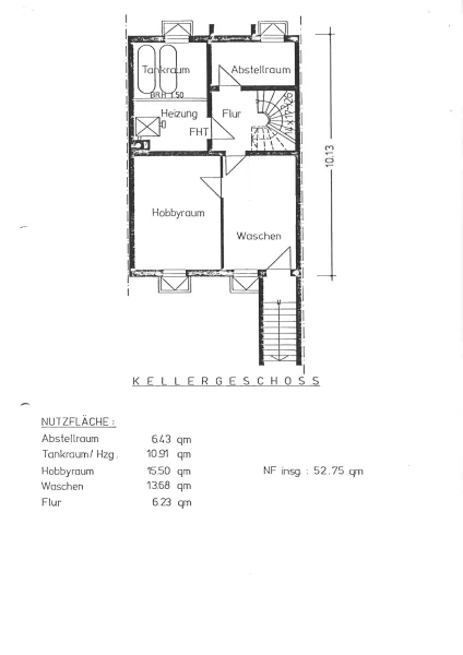 Grundriss Kellergeschoss