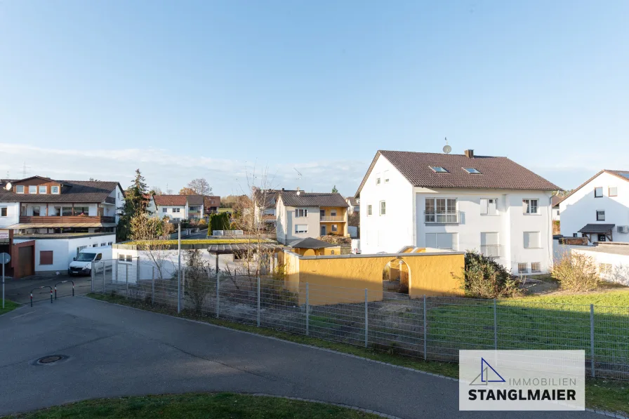 Ansicht Süd - West - Haus kaufen in Langenbach - Exklusiver Neubau! Zeitgemäßes Reiheneckhaus auf großem sonnigen Grundstück