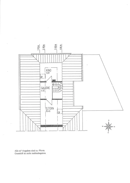 Grundriss 2. Ebene