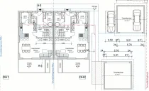 Grundriss EG DHH 1 u. 2