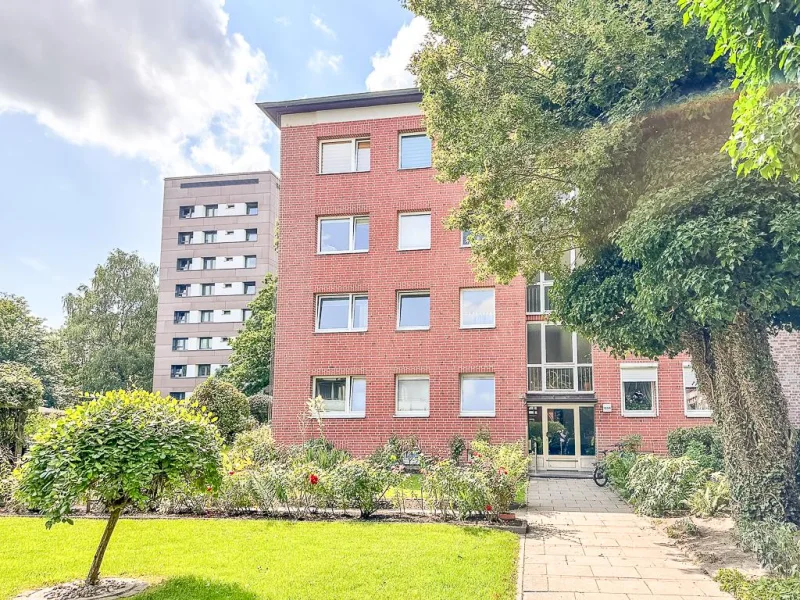 Außenansicht - Wohnung kaufen in Hamburg - Vermietete Erdgeschosswohnung
