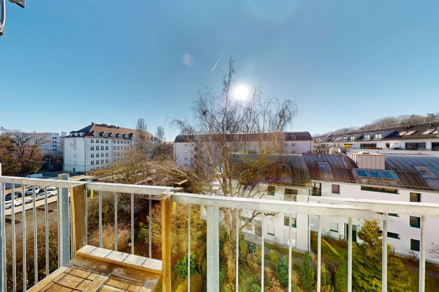 Sonnenbalkon - Wohnung kaufen in München - FUNKTIONAL | 2-Zimmer Wohnung mit Süd-Balkon nahe des Scheidplatz